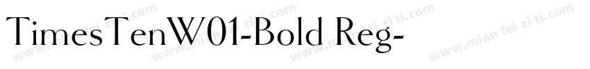 TimesTenW01-Bold Reg字体转换